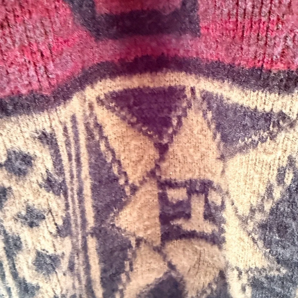Vintage Men's Llama Pattern Cardigan Sweater - Picture 9 of 12